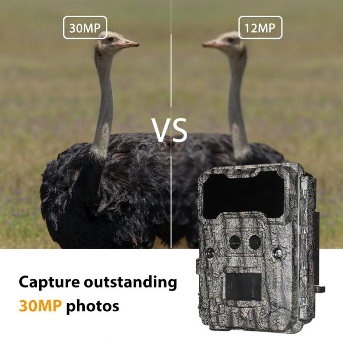 Kamera berburu inframerah 30MP1080P Kamera game lensa ganda untuk perangkap satwa liar di luar ruangan Kamera IR tahan air 940nm 2
