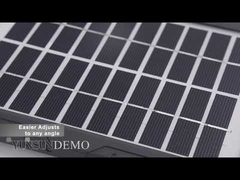 HD Solar Panel Charger 7.4v 2000mAh USB Cable With AC Adapter