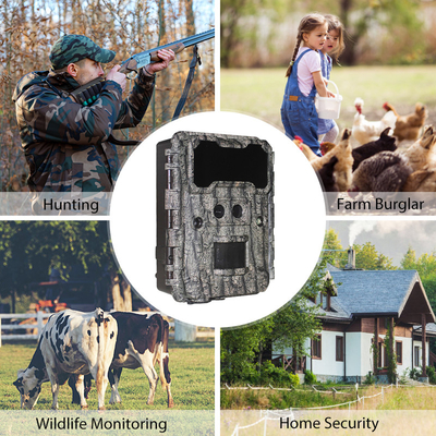 Kamera Margasatwa Resolusi Sensor Tinggi 13MP Cmos Dual Lens Trail Camera
