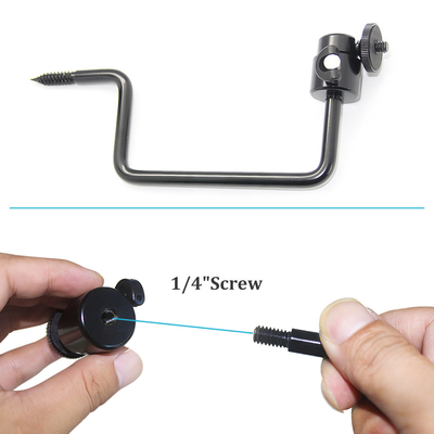 Kamera Berburu Kayu Metal Bracket Fittings Mountings Diperbaiki untuk Trail Kamera Margasatwa