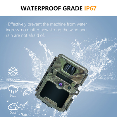 KW571 Factory OEM ODM Mini Wildlife Scouting Timelapse Trail Camera IP67 Sensor CMOS Tanpa Sinar dan SD Memory Night Vision