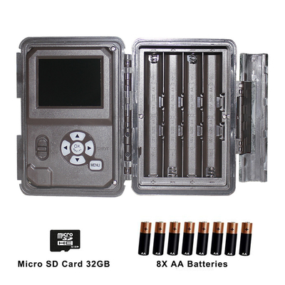 KW698A kamera jejak berburu dual-lens 2-sensor kamera pengintai 4K game kamera penglihatan malam