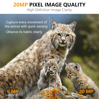 KW865 WIFI Hidden Camera Outdoor Wireless Hunting Camera IP67 20MP Trail Camera yang Mengirim Gambar ke Anda