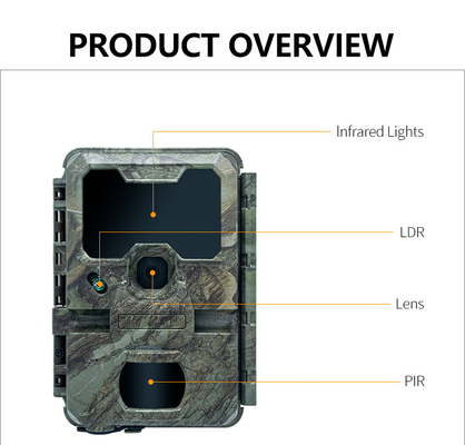 KW788 Trail Kamera kamera berburu Waterproof 0.1s pemicu 4K 32MP visi malam waterproof kamera inframerah