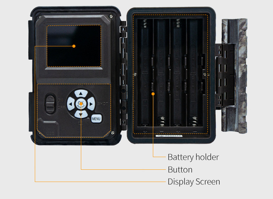 KW865 WIFI Hidden Camera waterproof IP67 20MP 0.6s kecepatan pemicu hingga 512GB penyimpanan jalur penglihatan malam Kamera