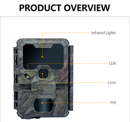 WIFI trail Camera KW866 waterproof IP67 OEM/ODM hingga 512GB Storage SD Memory Card 32MP 4K wildlife camera