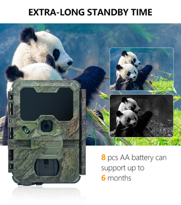 WIFI trail Camera KW866 waterproof IP67 OEM/ODM hingga 512GB Storage SD Memory Card 32MP 4K wildlife camera