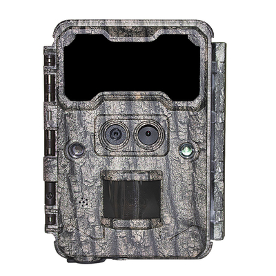 Kamera berburu di luar KW696 dual-lens 30MP waterproof IP67 1080p night vision hingga 512GB storage no-glow trail camera