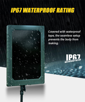 KS26 12W panel surya daya tambahan ABS25 bahan tahan api IP67 tahan air multi-interface koneksi