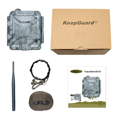 KG45 TRAMP ALARM TRAIL CAMERA untuk memburu dukungan 1 ~ 5 nomor ponsel penggemar Panggilan untuk mengirim SMS respon cepat