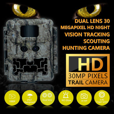 Kamera berburu inframerah dengan 30MP Foto dan 1080P Video Kemampuan PIR Fungsi dan 100ft Night Vision Range