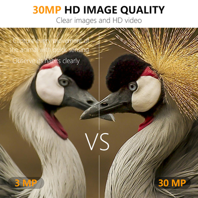 Game Camera KW571 dengan waterproof IP67 No-Glow CMOS Sensor 30MP photo 1080P 0.25s trigger speed night vision