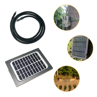 aksesoris berburu Panel surya Sebagai daya tambahan ABS25 Bahan tahan api dengan sekrup di benang di kedua ujung kabel