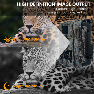 Kamera tersembunyi dengan lensa ganda KW591 waterproof IP67 30MP 1080P 0.4s Trigger speed night vision hingga 512GB untuk penelitian satwa liar