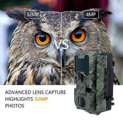 Night Vision Hunting Camera dengan ukuran kecil KW788 0.1s pemicu 32MP gambar tajam 4K video waterproof IP67 untuk berburu