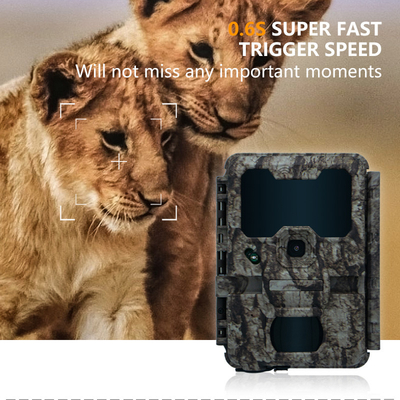Kamera berburu dengan koneksi WIFI KW865 tahan air IP67 IR flash rentang hingga 82 kaki penglihatan malam 20MP/1080P untuk menonton satwa liar