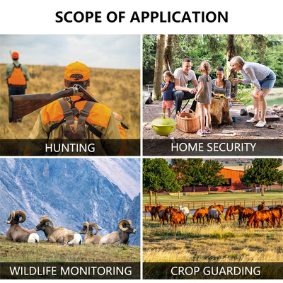 Wildlife Trail Kamera Tidak bersinar 30MP Gambar 1080P Video Waterproof IP67 hingga 512GB Storage Harga kompetitif Kamera berburu