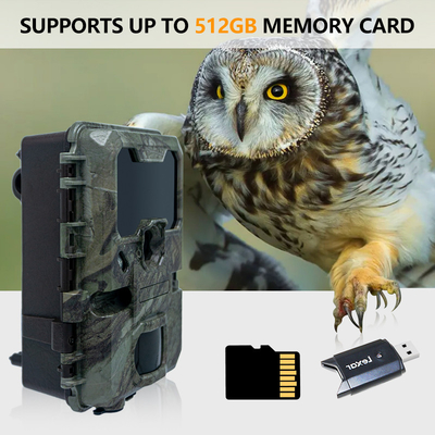 Trail Camera With Small Size KW788 0.1s Respon 32MP gambar tajam 4K Video Waterproof IP67 hingga 512GB untuk menonton satwa liar