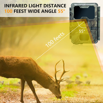 Trail Camera With Small Size KW788 0.1s Respon 32MP gambar tajam 4K Video Waterproof IP67 hingga 512GB untuk menonton satwa liar
