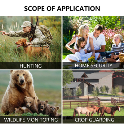 30MP Kamuflase IP66 Waterproof Hunting Camera dengan Sensor PIR dan 48pcs No Glow IR LEDs HD Hunting Cameras