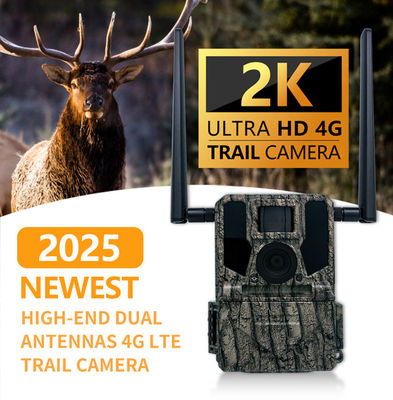 4G Trail Camera Foto Video 36MP Gambar Ukuran 1-9 Nomor Tangkapan 5s-60s Panjang Video
