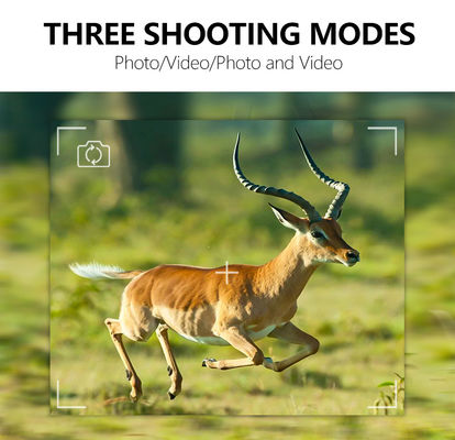 4G Trail Camera Foto Video 36MP Gambar Ukuran 1-9 Nomor Tangkapan 5s-60s Panjang Video