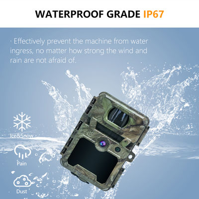 Kamera Pramuka Margasatwa Wireless Mini dengan Kamuflase 30MP IP66 Waterproof dan Fungsi PIR untuk Perburuan dan Keamanan