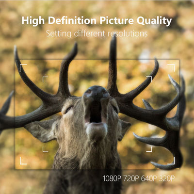 Kamera Jejak Rusa 30MP Sensor Megapiksel Tahan Air IP65 Dengan Kartu SDHC