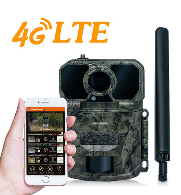 Kamera Berburu 4G Kecepatan Pemicu 0.5 Detik 0.8 Lbs Kamera Diaktifkan Gerakan Kompak untuk Pengawasan Berburu Jarak Jauh