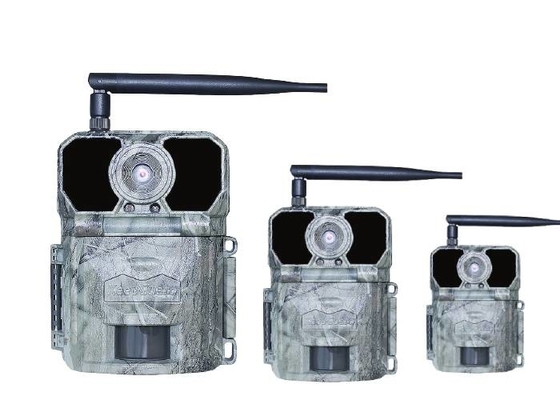 Fokus Tetap 20MP Kamera Berburu HD Sensor CMOS IP67 Tanpa Cahaya Kamera Berburu Nirkabel