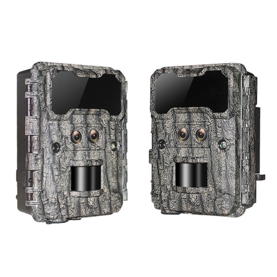 Asli 13MP CMOS Dual Lens Trail Kamera Kamera Berburu 0.3s Nigh Vision Kamera Satwa Liar