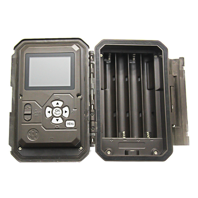 IP67 Outdoor Hidden Trail Camera 940nm LEDS Dua Lensa Dengan Kartu SDHC