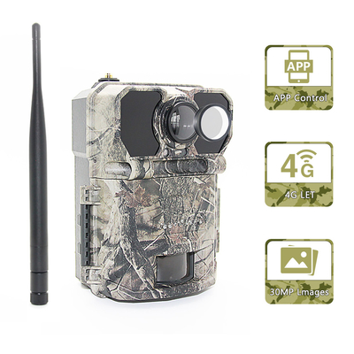 LCD Display 4G Trail Camera Programmable 940nm NO GLOW ICCID FTP SMTP MMS APP kontrol aksesoris berburu