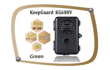 Kamera Percobaan Tahan Air IP54 8MP Kamera Gerakan Satwa Liar KeepGuard 680NV
