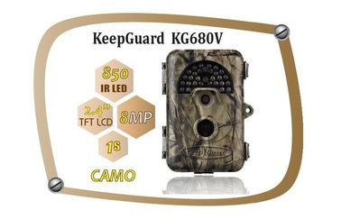 Kamera Percobaan Tahan Air IP54 8MP Kamera Gerakan Satwa Liar KeepGuard 680NV