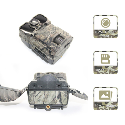 APLIKASI 30MP NO GLOW CELLULAR GPS TRAIL CAMERA CAMO WARNA