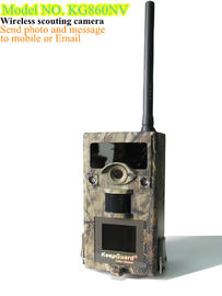 IP54 Deteksi Gerakan Kamera Pramuka Nirkabel Tahan Air dengan Layar 2,4 Inch