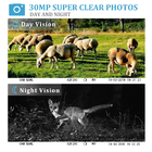 Kamera Berburu Luar Ruangan 30Mp 1080P Trail Wildlife Camera Dengan MMS SMTP FTP