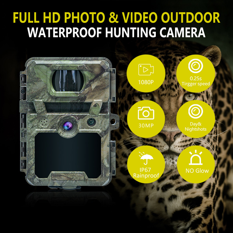 KW571 Factory OEM ODM Mini Wildlife Scouting Timelapse Trail Camera IP67 Sensor CMOS Tanpa Sinar dan SD Memory Night Vision
