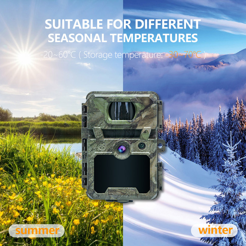 KW571 Factory OEM ODM Mini Wildlife Scouting Timelapse Trail Camera IP67 Sensor CMOS Tanpa Sinar dan SD Memory Night Vision