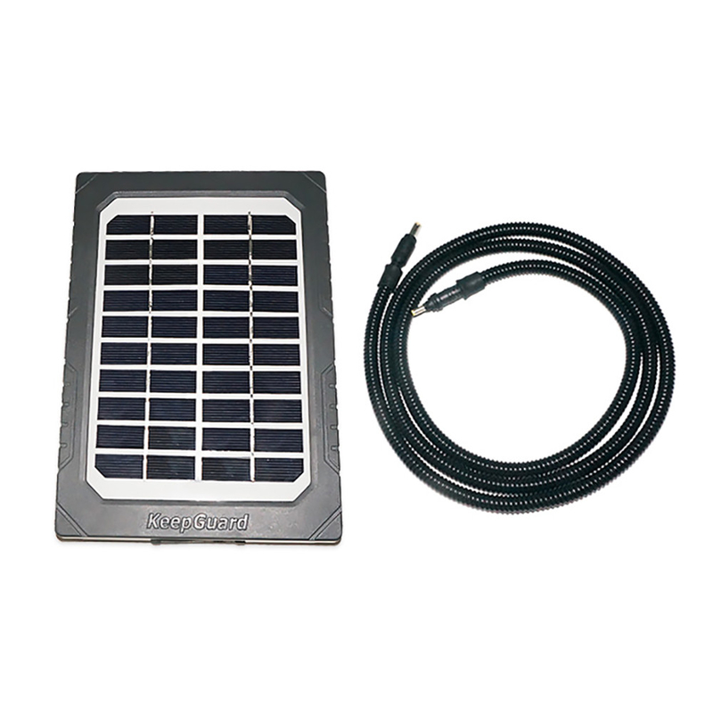 aksesoris berburu Panel surya Sebagai daya tambahan ABS25 Bahan tahan api dengan sekrup di benang di kedua ujung kabel