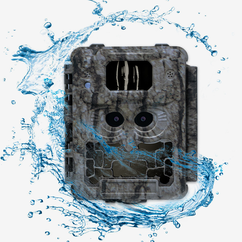 Kamera berburu KW591 dual sensor 30MP 1080P waterproof IP67 0.4s kecepatan respons night vision hingga 512GB penyimpanan kamera satwa liar